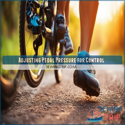 Adjusting Pedal Pressure for Control Adjusting Pedal Pressure for Control