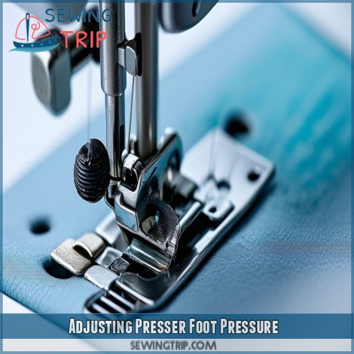 Adjusting Presser Foot Pressure