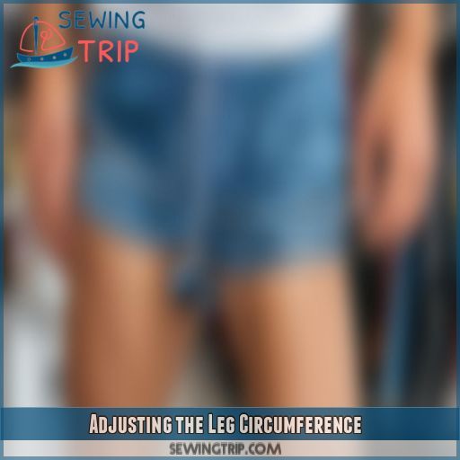Adjusting the Leg Circumference