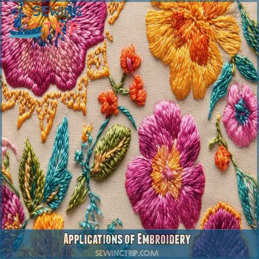 Applications of Embroidery
