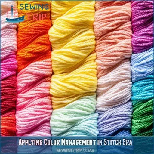 Applying Color Management in Stitch Era