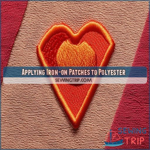 Applying Iron-on Patches to Polyester Applying Iron-on Patches to Polyester