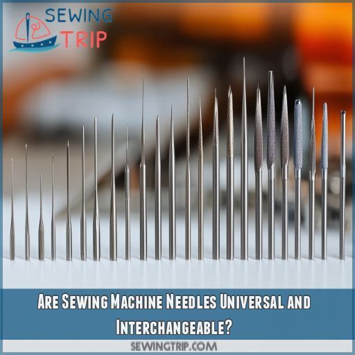 Are Sewing Machine Needles Universal and Interchangeable Are Sewing Machine Needles Universal and Interchangeable