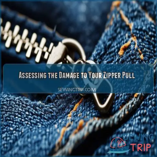Assessing the Damage to Your Zipper Pull