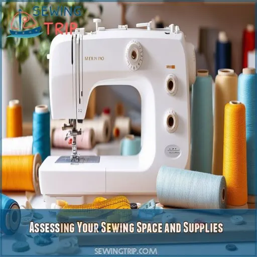 Assessing Your Sewing Space and Supplies