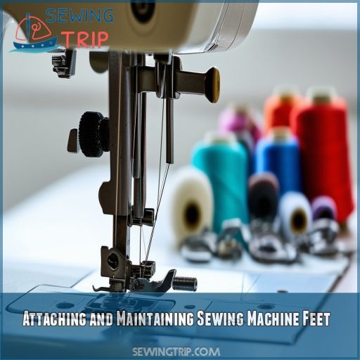 Attaching and Maintaining Sewing Machine Feet