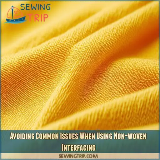 Avoiding Common Issues When Using Non-woven Interfacing