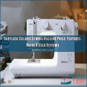 babylock solaris sewing machine price