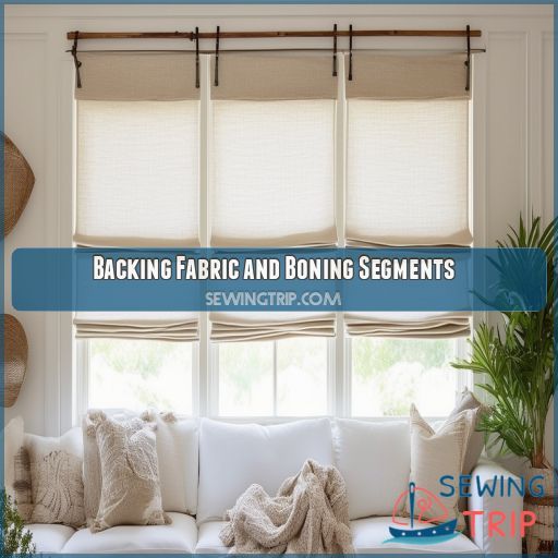 Backing Fabric and Boning Segments