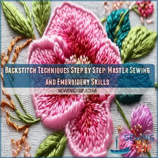backstitch techniques step by step