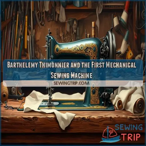 Barthelemy Thimonnier and the First Mechanical Sewing Machine