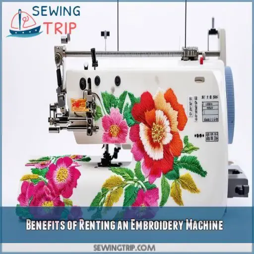 Benefits of Renting an Embroidery Machine