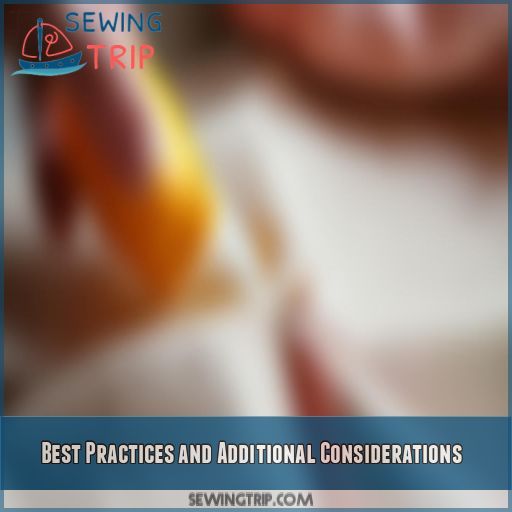 Best Practices and Additional Considerations