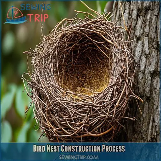 Bird Nest Construction Process