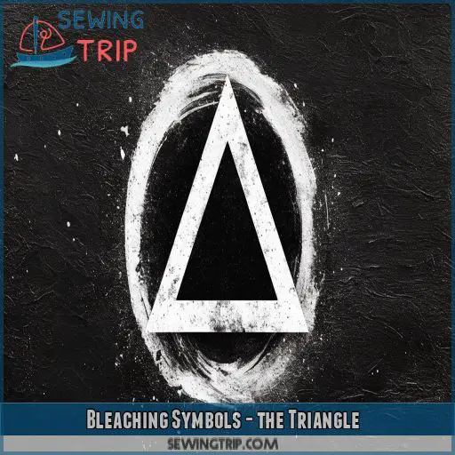 Bleaching Symbols - the Triangle