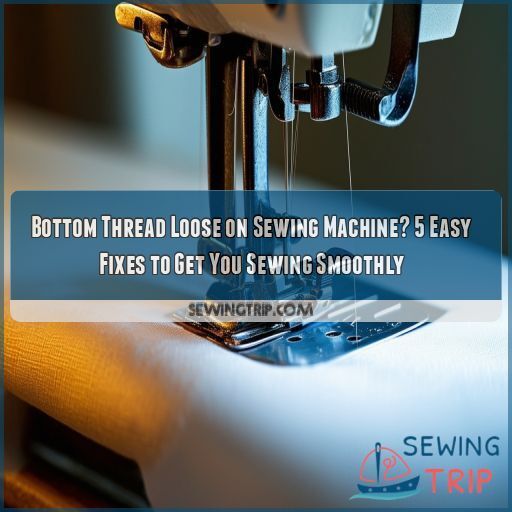 Bottom Thread Loose on Sewing Machine? 5 Easy Fixes to Get You Sewing