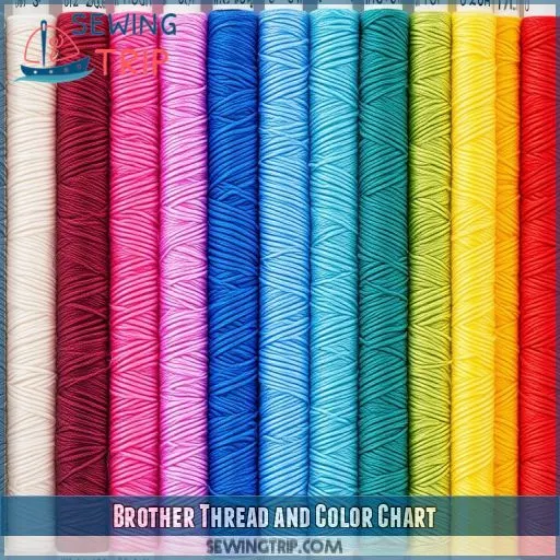 Brother Thread and Color Chart