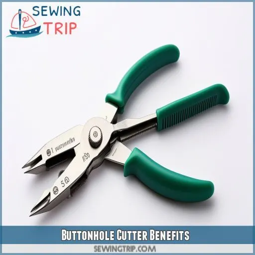 Buttonhole Cutter Benefits