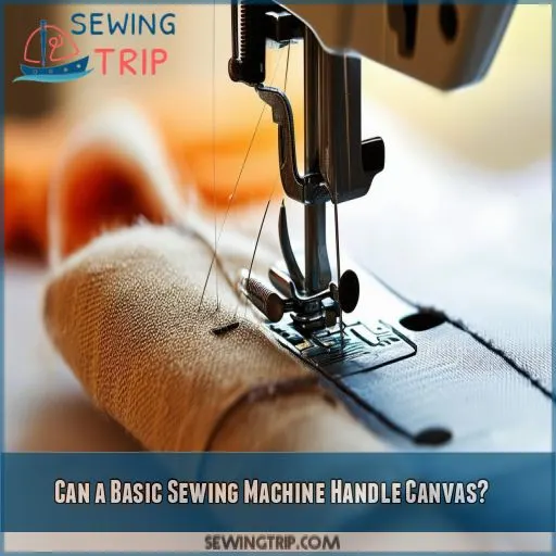 Can a Basic Sewing Machine Handle Canvas