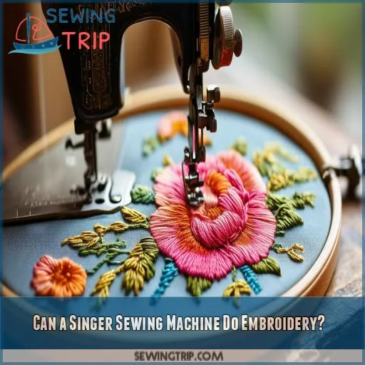 Can a Singer Sewing Machine Do Embroidery