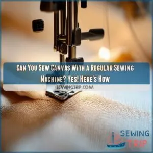 Can You Sew Canvas With a Regular Sewing Machine