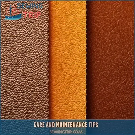 Care and Maintenance Tips