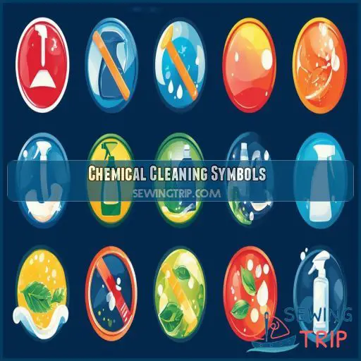 Chemical Cleaning Symbols