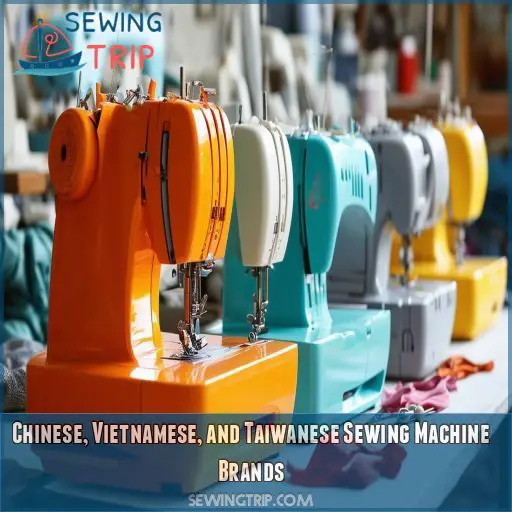 Chinese, Vietnamese, and Taiwanese Sewing Machine Brands