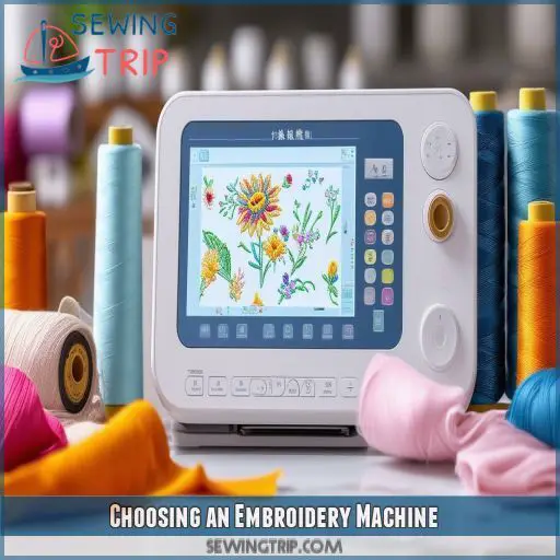 Choosing an Embroidery Machine Choosing an Embroidery Machine