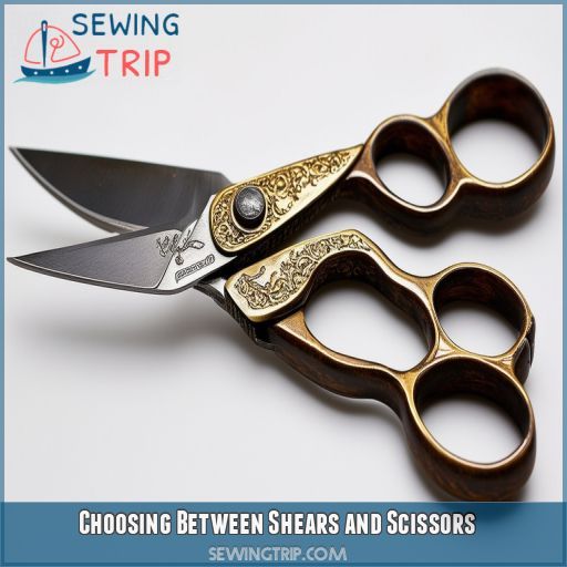 Choosing Between Shears and Scissors