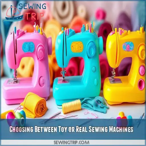 Choosing Between Toy or Real Sewing Machines