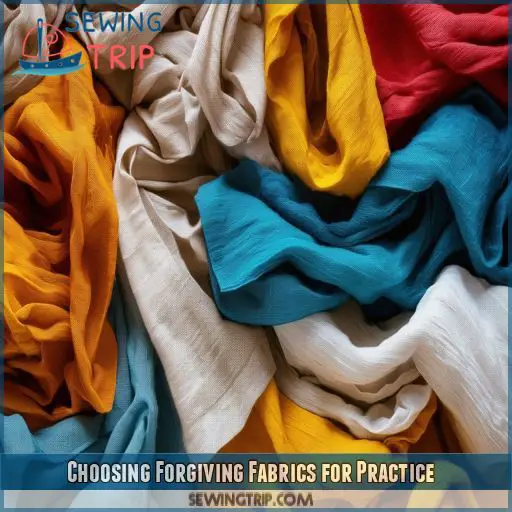 Choosing Forgiving Fabrics for Practice