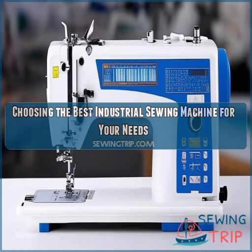 Choosing the Best Industrial Sewing Machine for Your Needs
