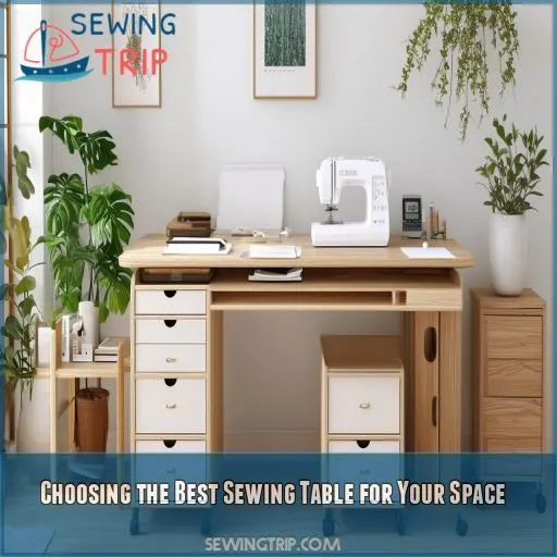 Choosing the Best Sewing Table for Your Space