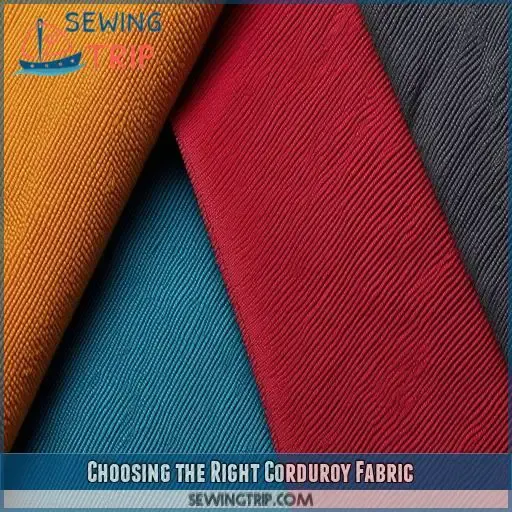 Choosing the Right Corduroy Fabric