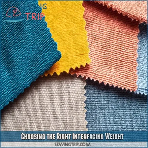 Choosing the Right Interfacing Weight