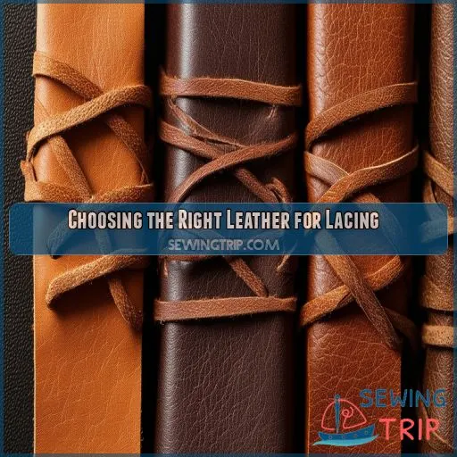 Choosing the Right Leather for Lacing