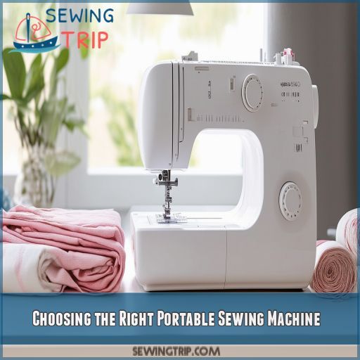 Choosing the Right Portable Sewing Machine