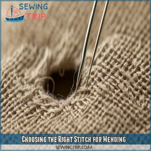 Choosing the Right Stitch for Mending