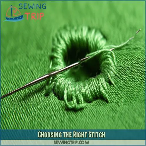 Choosing the Right Stitch