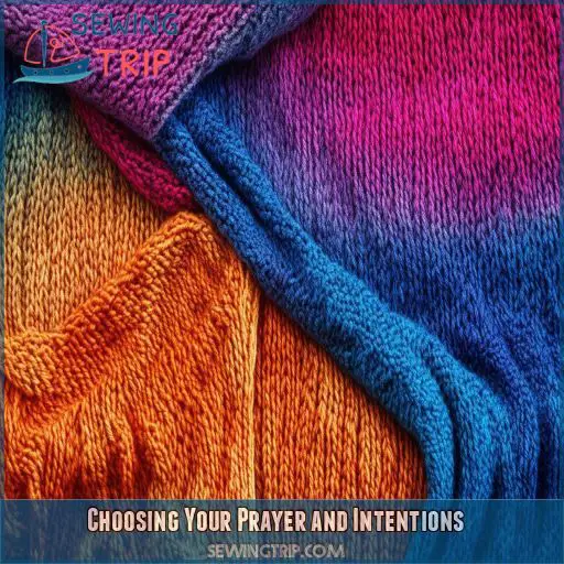 Choosing Your Prayer and Intentions