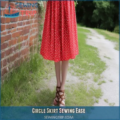 Circle Skirt Sewing Ease