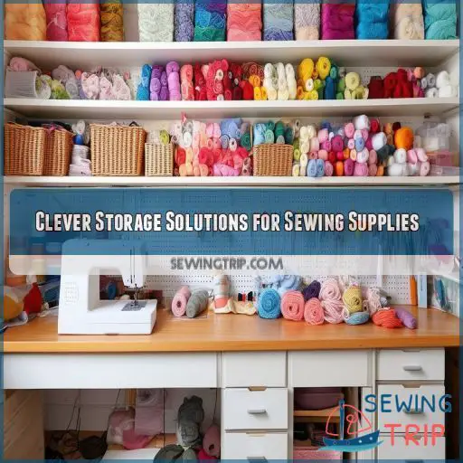 Clever Storage Solutions for Sewing Supplies Clever Storage Solutions for Sewing Supplies