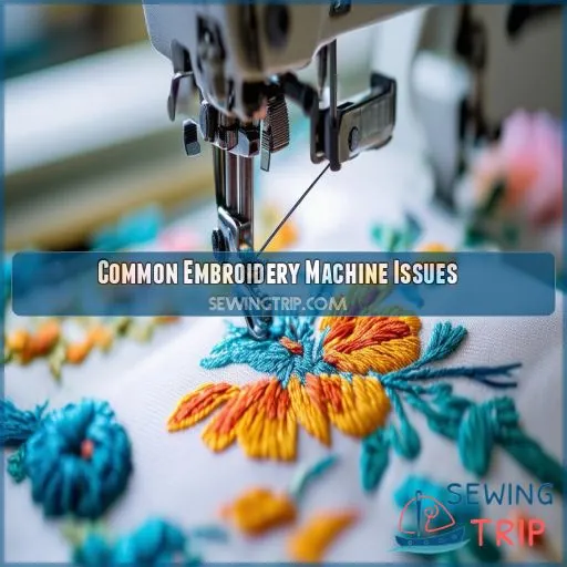 Common Embroidery Machine Issues