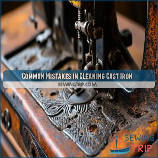 Common Mistakes in Cleaning Cast Iron Common Mistakes in Cleaning Cast Iron