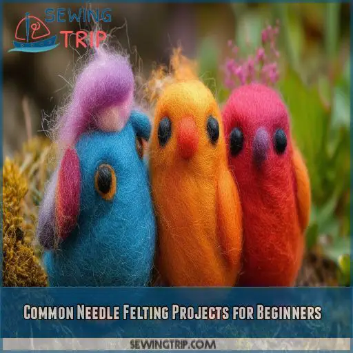 Common Needle Felting Projects for Beginners