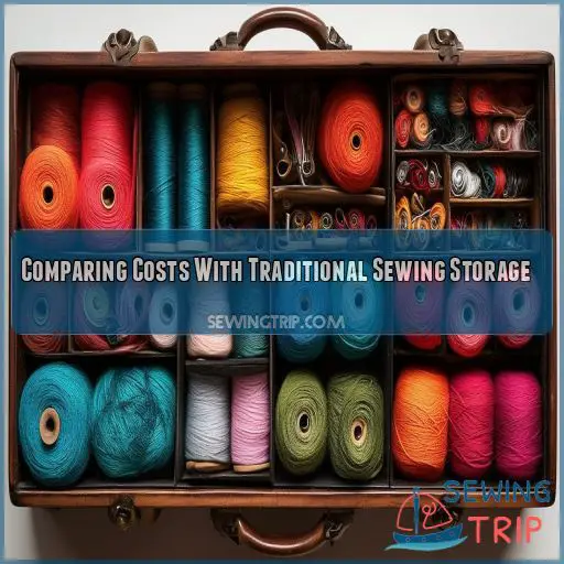 Comparing Costs With Traditional Sewing Storage