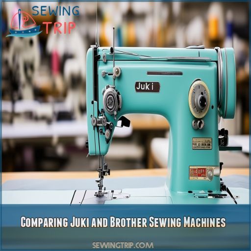 Comparing Juki and Brother Sewing Machines