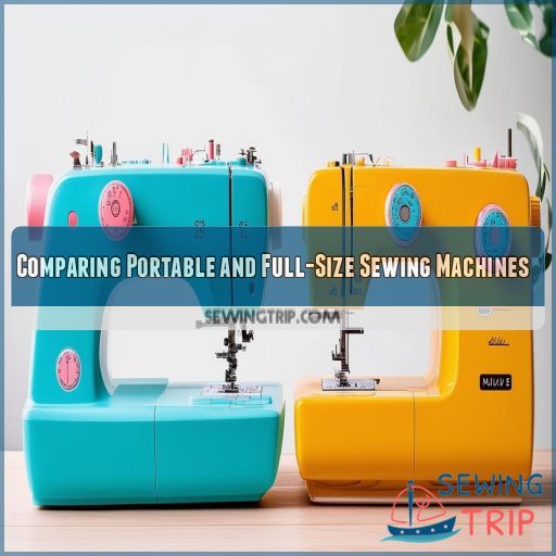 Comparing Portable and Full-Size Sewing Machines