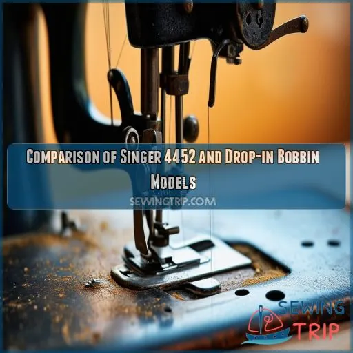 Comparison of Singer 4452 and Drop-in Bobbin Models